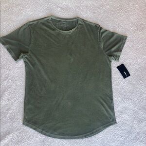Fashion Nova Green Short Sleeve Crew Neck Tee